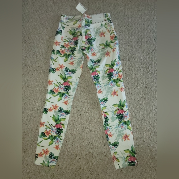 NEW American Apparel Floral Pencil Pants - Picture 5 of 7